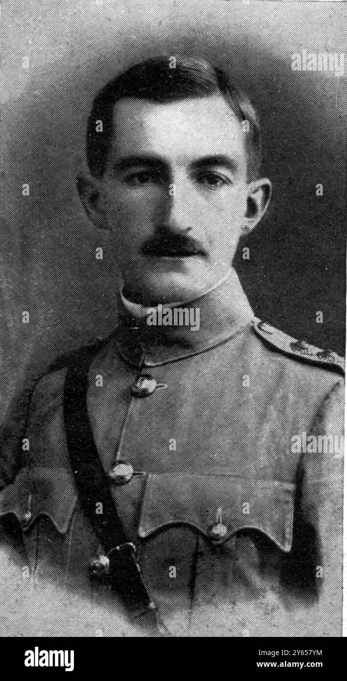 Per Valour : i primi dieci VC della grande Guerra: Capitano Theodore Wright , Royal Engineers 1914 Foto Stock