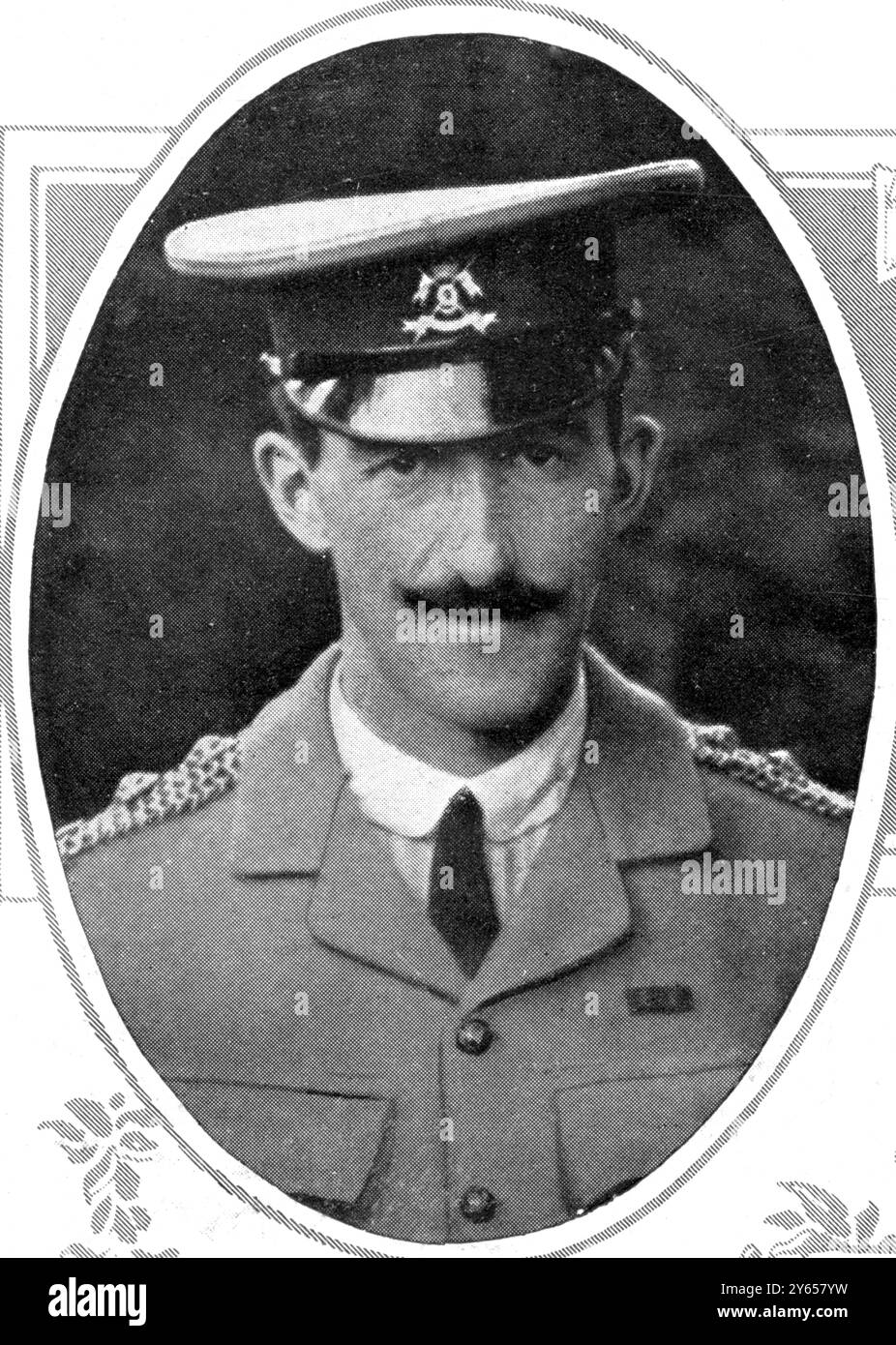 Per Valour: I primi dieci VC della grande Guerra: Capitano Francis O. Grenfell, 9th Lancers 1914 Foto Stock
