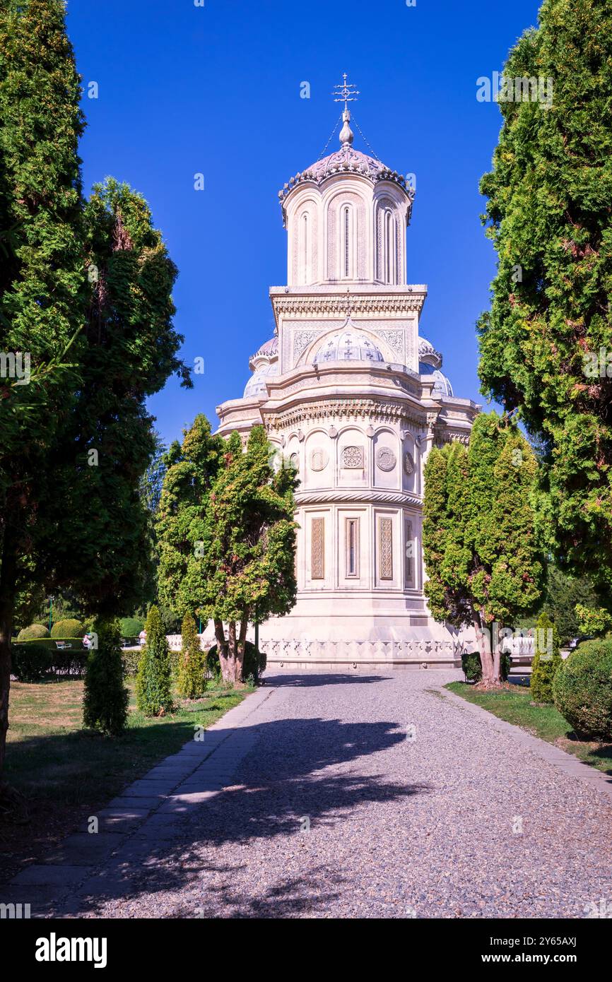 Cattedrale di Curtea de Argeș, Curtea de Argeș, Romania Foto Stock