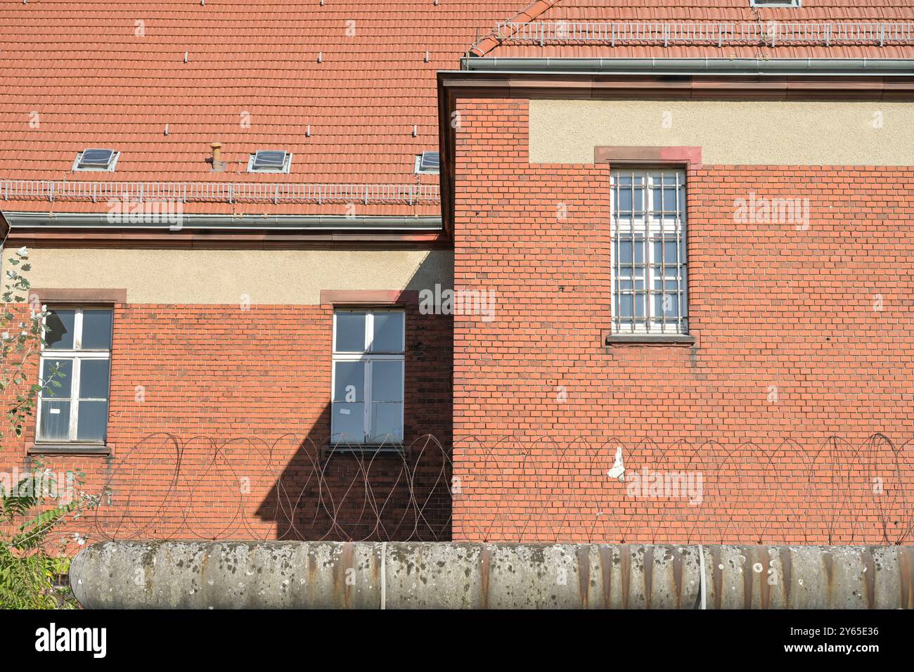 Ehemalige JVA, Frauengefängnis, Lehrter Strasse, Moabit, Berlino, Germania Foto Stock