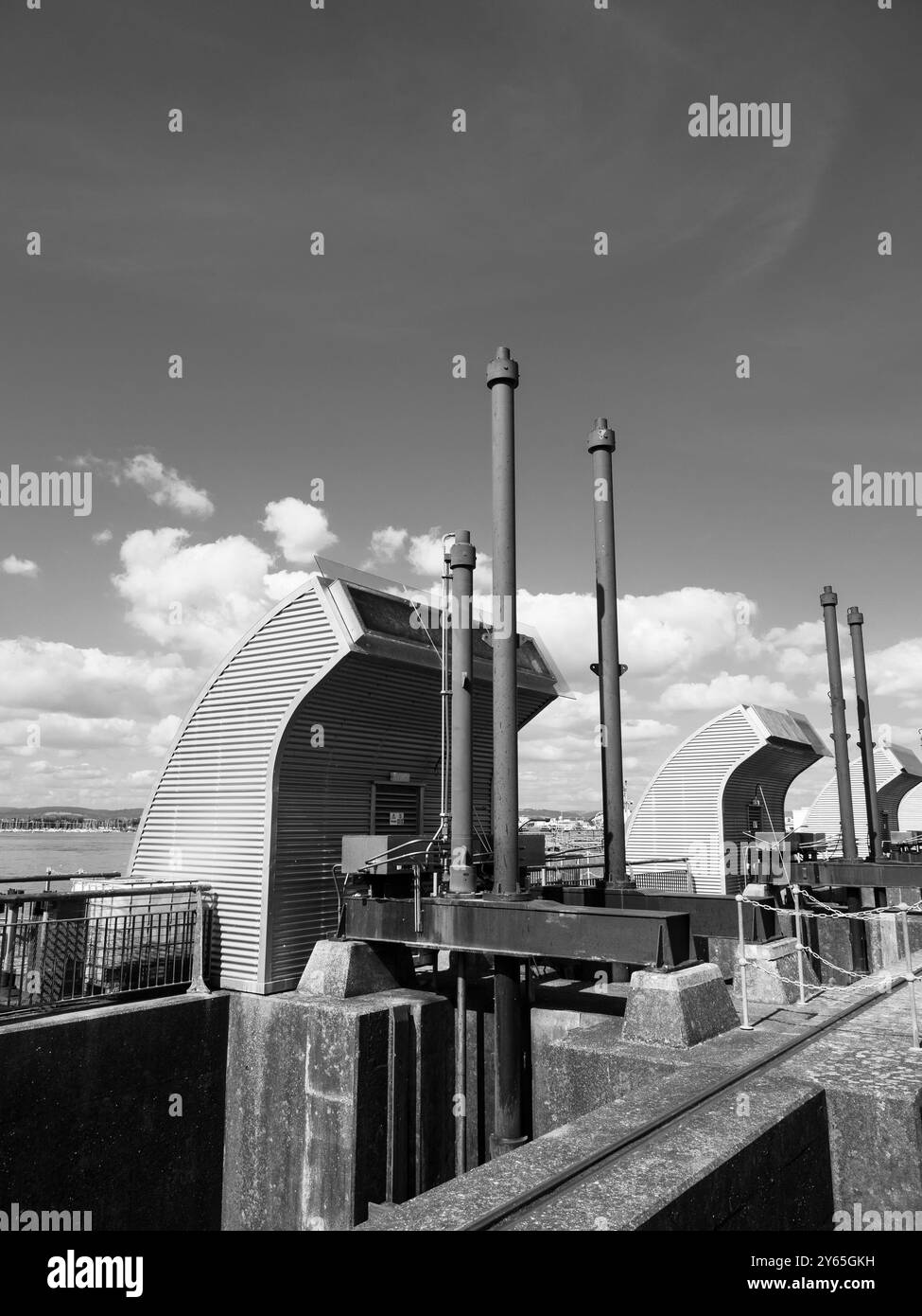 Cardiff Tidal Lagoon, Cardiff Bay Barrage, Cardiff, Galles, Regno Unito, GB. Foto Stock