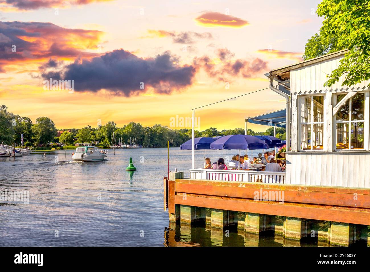 Caputh, Brandeburgo, Germania Foto Stock