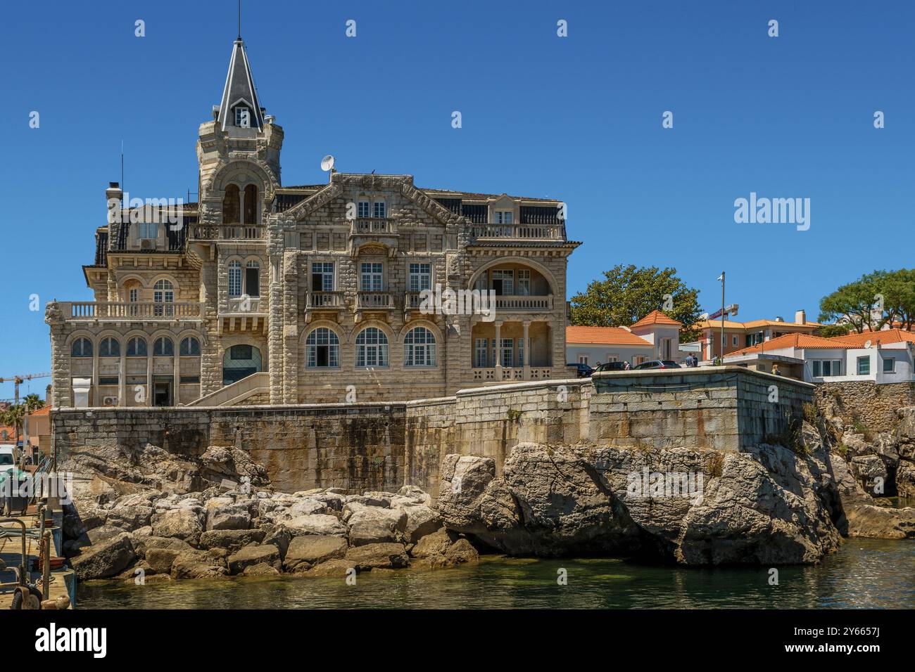 Palacete Seixas, o Quinta de Santa Clara, è una residenza storica. Monumento nazionale nella città di Cascaes, in portoghese Cascais, Portogallo, Europa Foto Stock