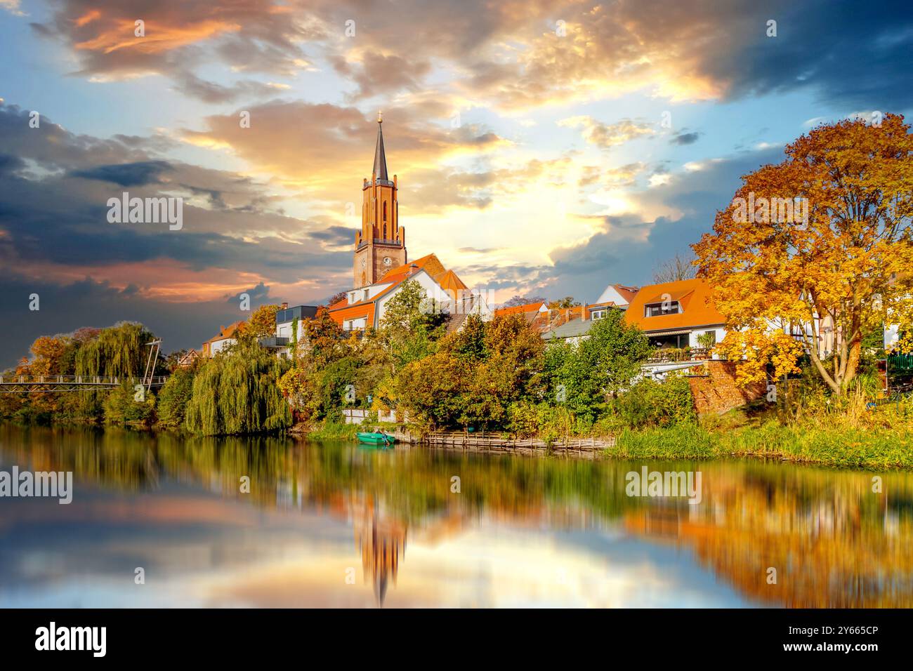 Rathenow an der Havel, Germania Foto Stock