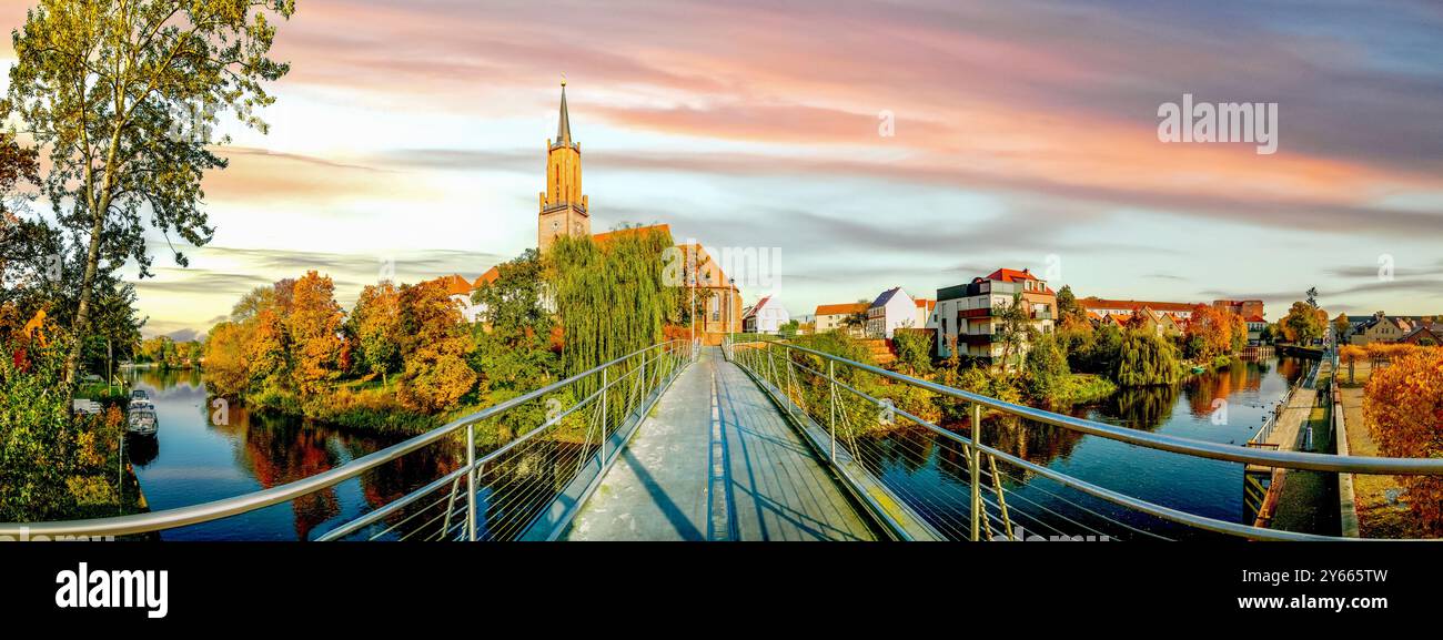 Rathenow an der Havel, Germania Foto Stock
