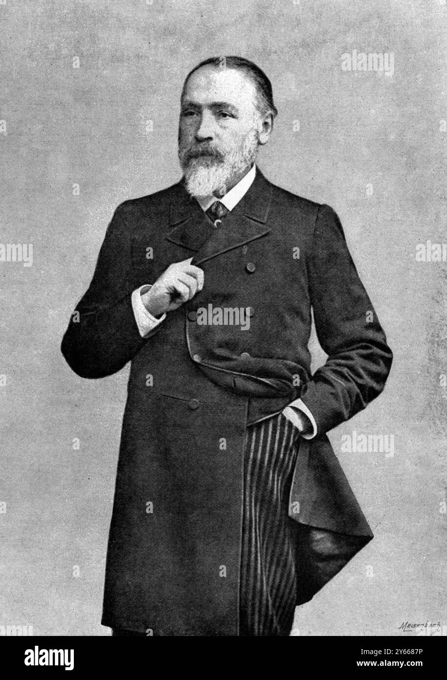 Henry Labouchere , MP10 marzo 1894 Henry Du Pré Labouchère (9 novembre 1831 - 15 gennaio 1912) è stato un politico, scrittore, editore e proprietario di teatro inglese, nell'epoca vittoriana ed edoardiana. Ha vissuto con l'attrice Henrietta Hodson dal 1868, e si sono sposati nel 1887.[1] Foto Stock