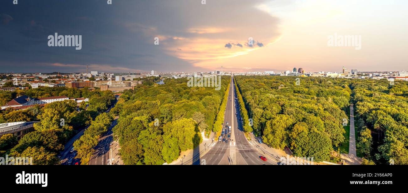 Siegessäule, Berlino, Germania Foto Stock