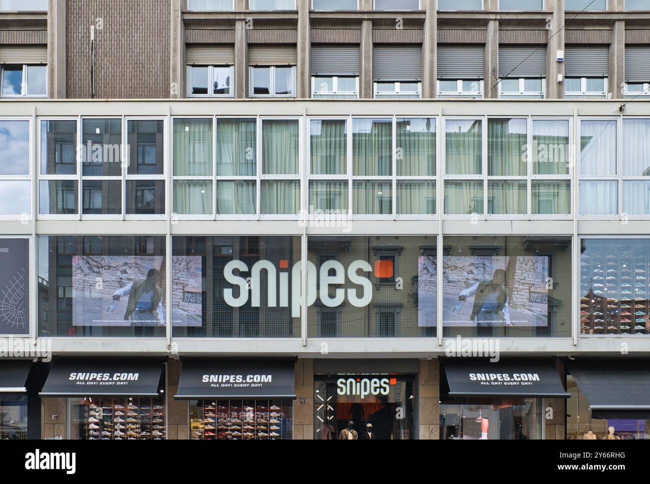 Negozio Snipes in corso Buenos Aires Milano, Italia Foto Stock