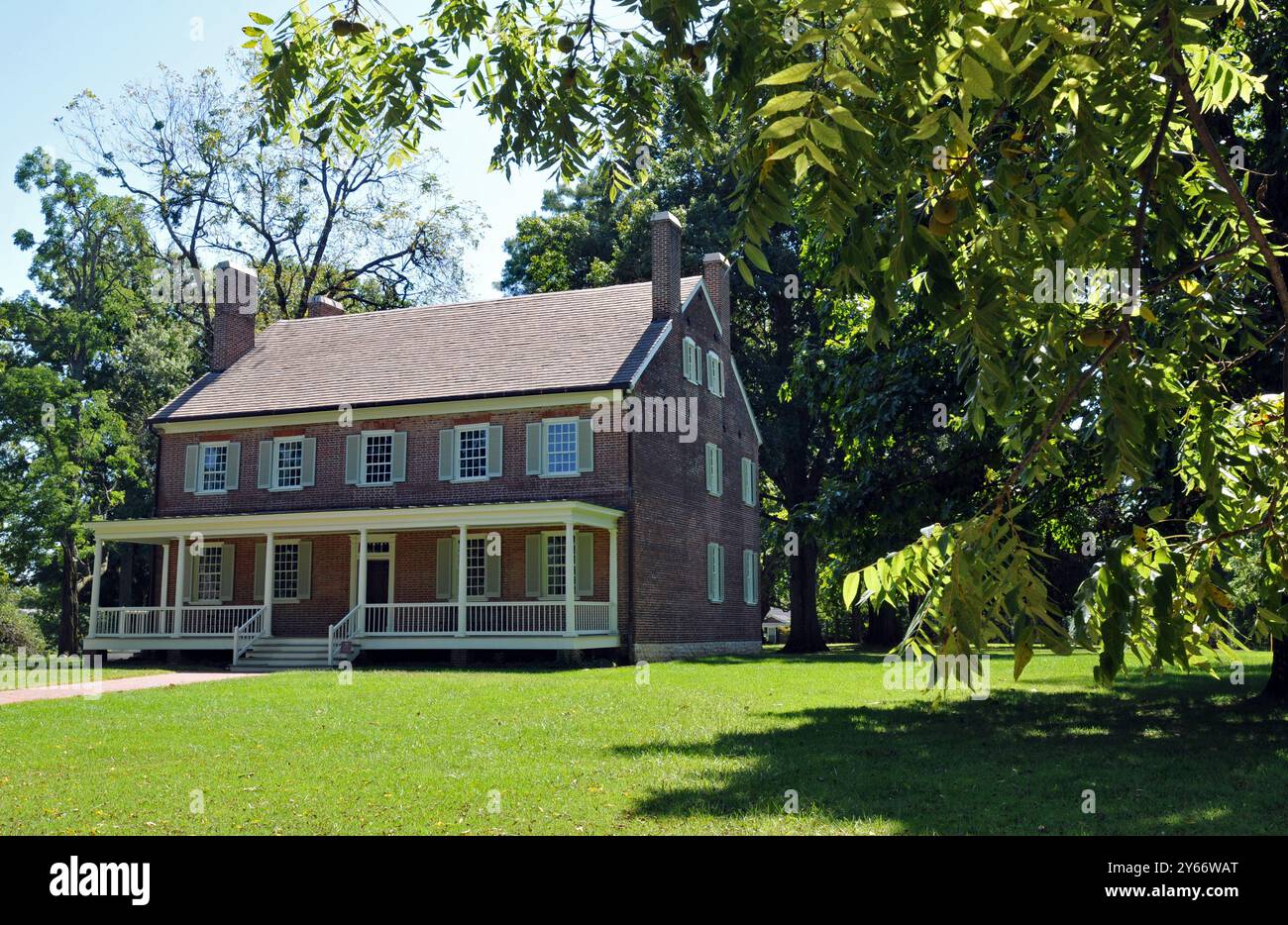 Locust Grove, l'ultima casa del fondatore di Louisville George Rogers Clark, è ora una casa museo storica. Foto Stock