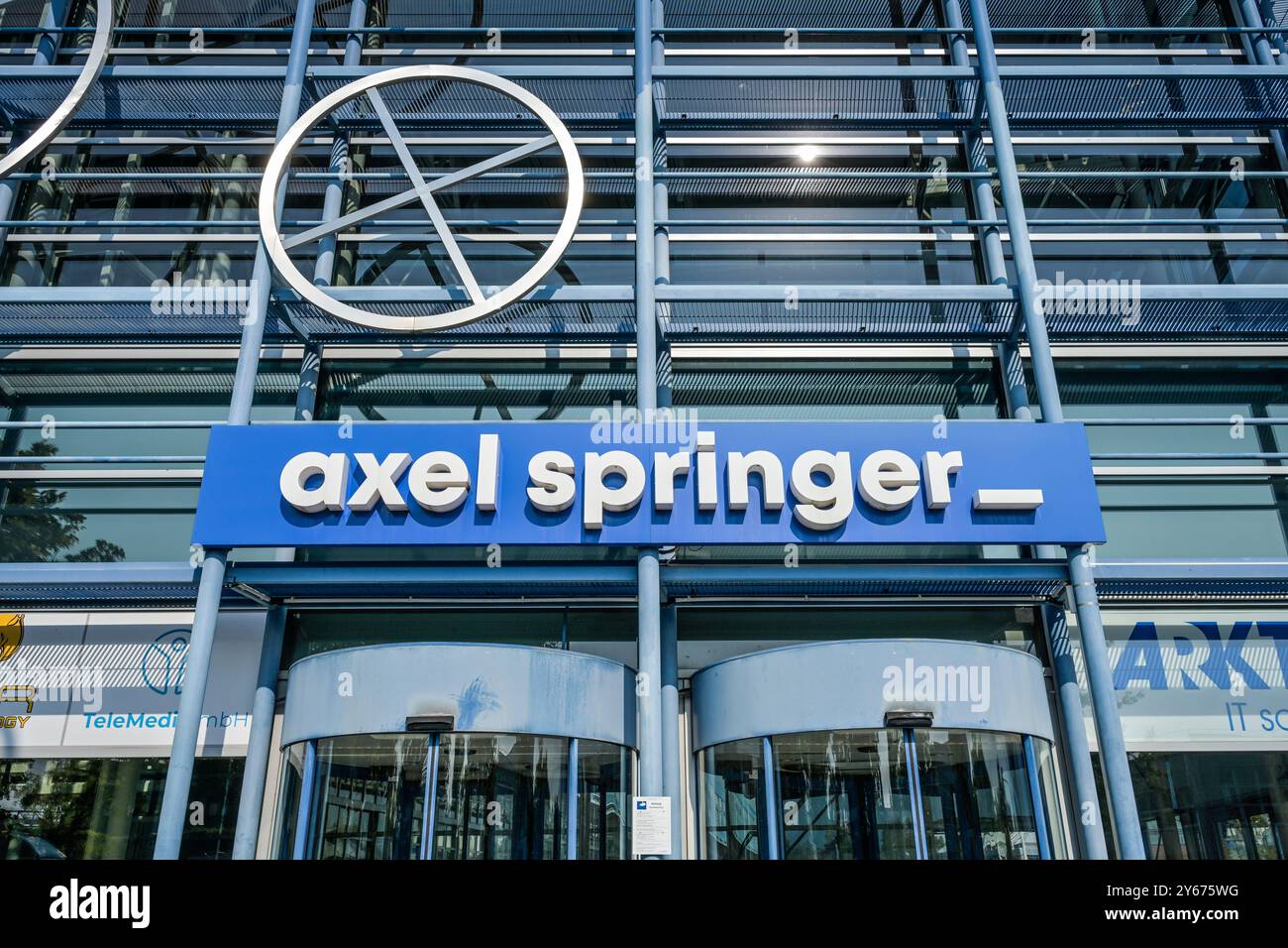 Druckerei, Axel Springer, Brunsbütteler Damm, Spandau, Berlino, Germania Foto Stock