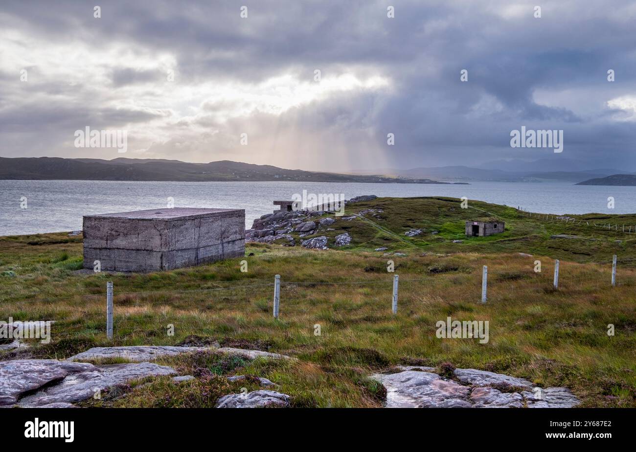 Memoriale dei convogli artici russi vicino a Cove, Loch Ewe, Highlands Foto Stock