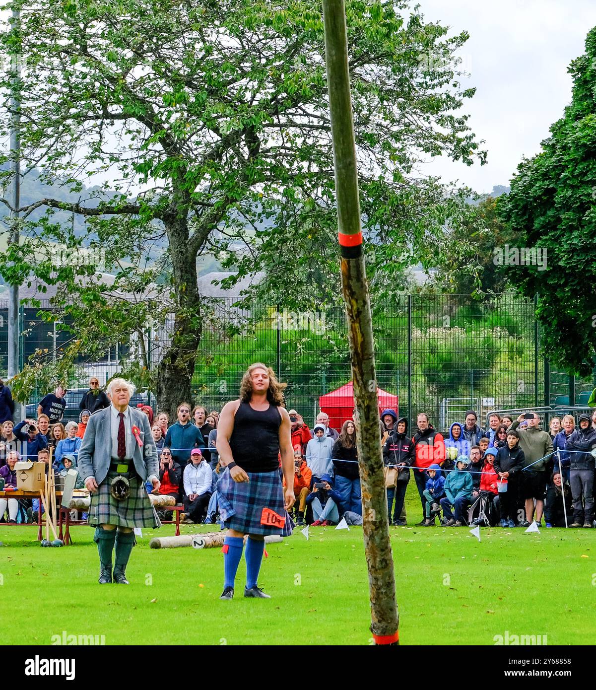 Lancio del taxi al Glenurquhart Highland Gathering and Games, Scozia Foto Stock