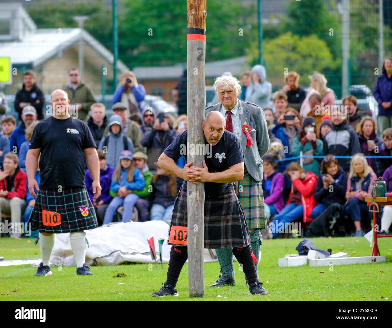 Lancio del taxi al Glenurquhart Highland Gathering and Games, Scozia Foto Stock
