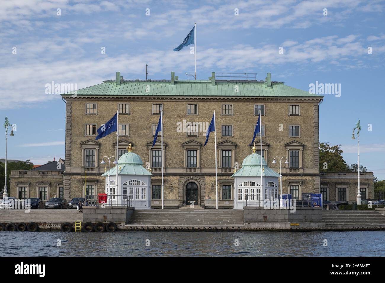 Edifici e padiglioni del porto, Nordre Toldbod, Copenaghen, Danimarca, Europa Foto Stock