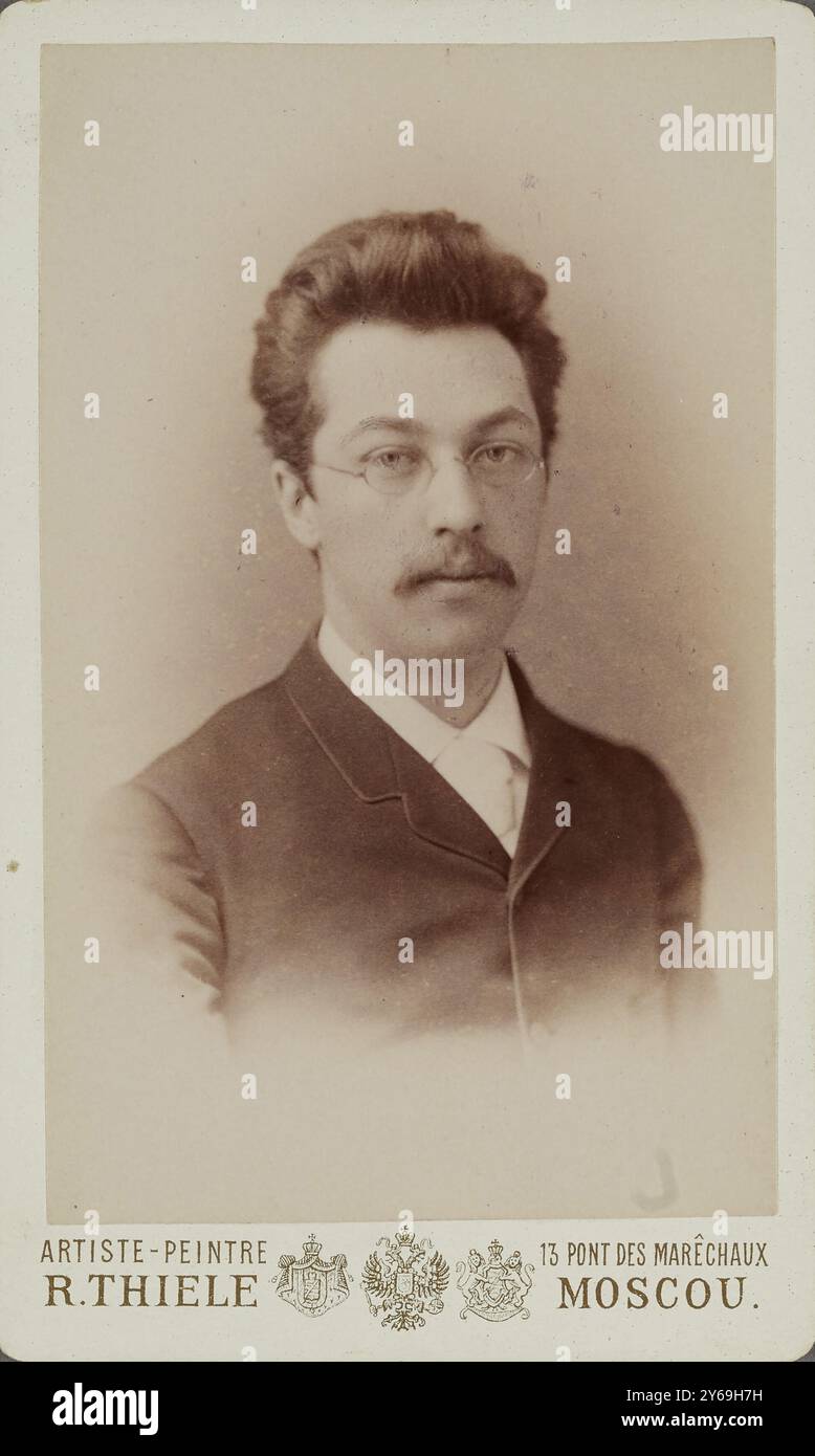 Ritratto di Wassily Kandinsky. Museo: COLLEZIONE PRIVATA. Autore: Moscow Photo Studio R. Thiele. Foto Stock