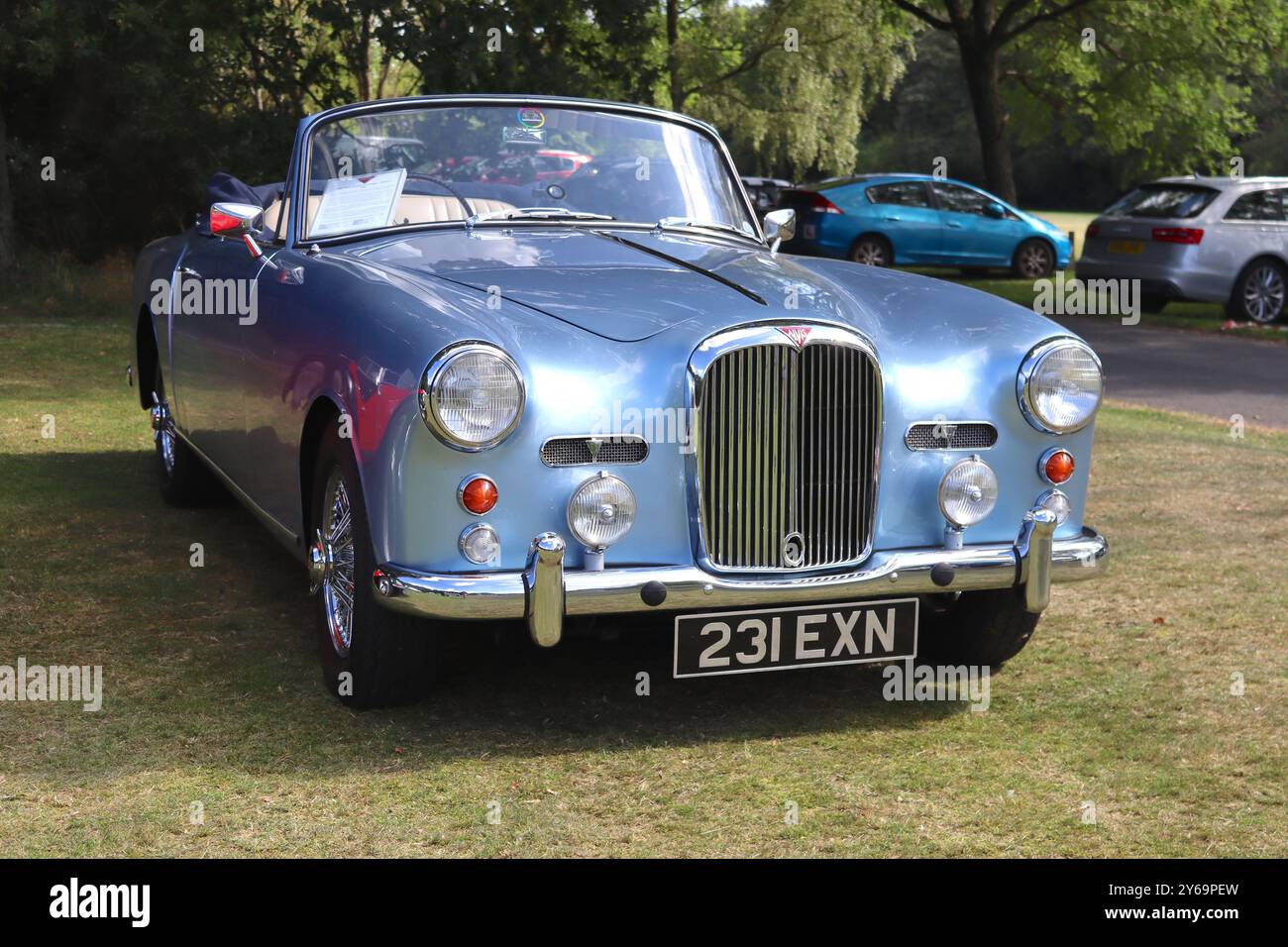 1962 Alvis TD21 due porte drophead coupé gentleman's Express, berlina sportiva costruita a mano da Park Ward con lo stile di Graber della Svizzera. Foto Stock