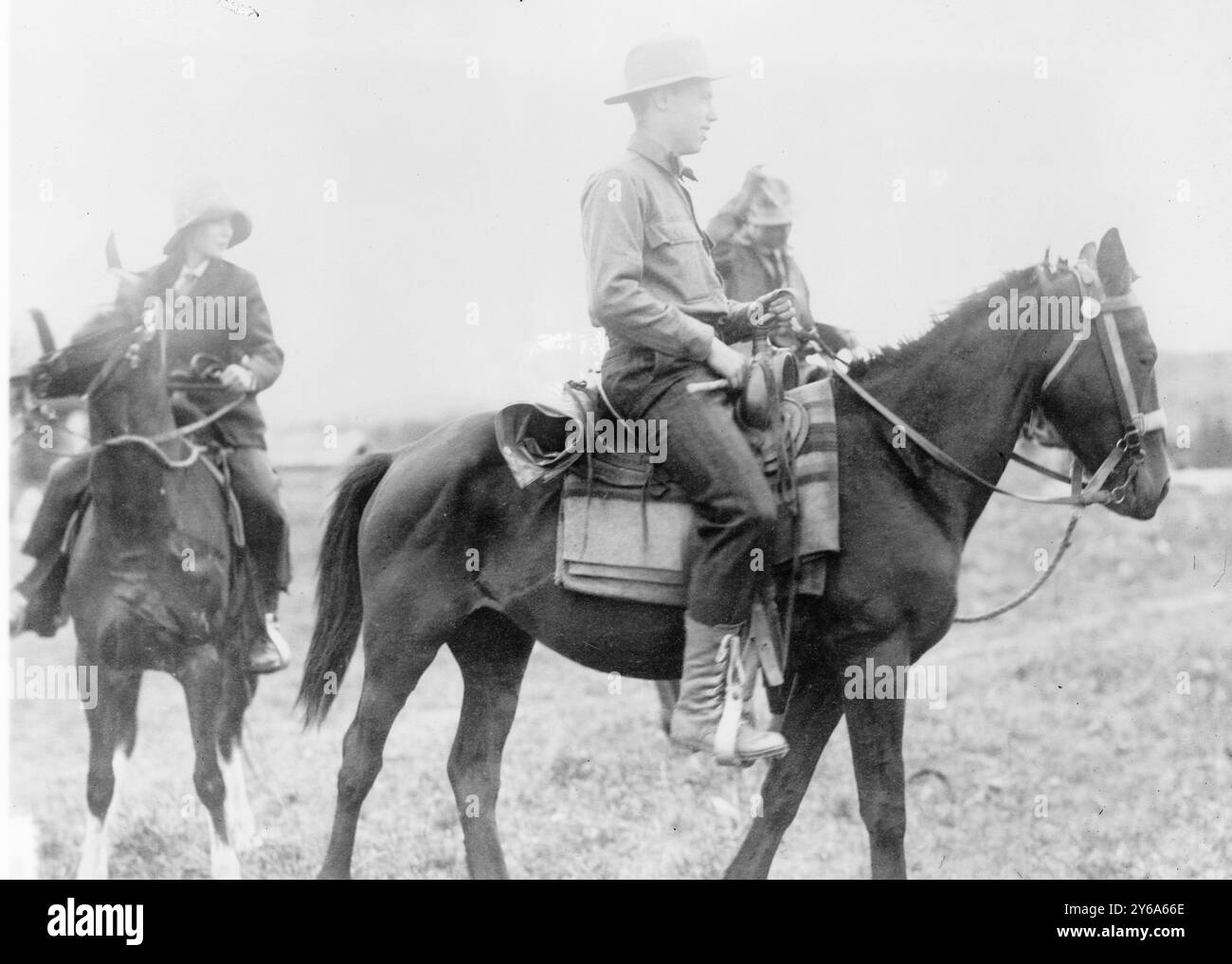 Robt. Taft con altri cavalli da equitazione, 8/26/12, Glass negative, 1 negativo: Vetro; 5 x 7 poll. o più piccolo. Foto Stock