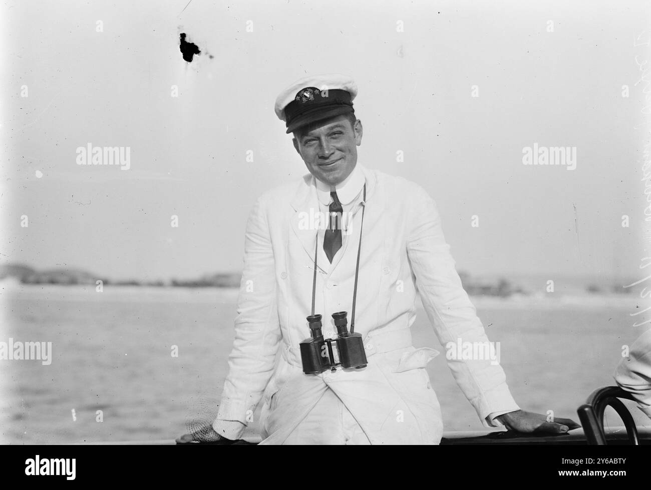 F.K. Burnham di 'Dixie IV' Syndicate, tra CA. 1910 e CA. 1915, Glass negative, 1 negativo: Vetro; 5 x 7 pollici o più piccolo. Foto Stock