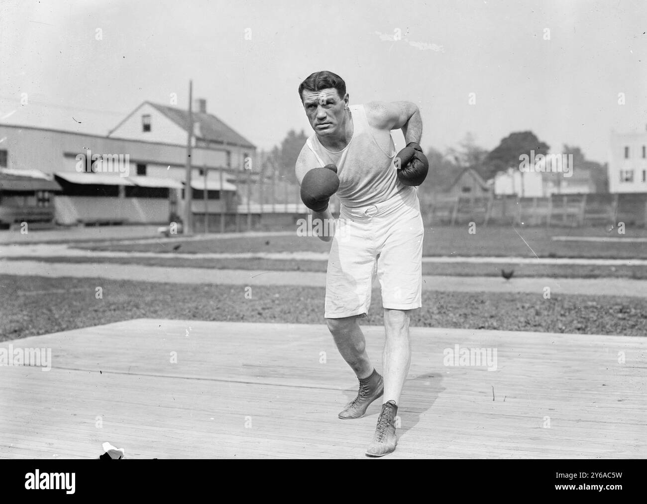 Jack o'Brien, tra CA. 1910 e CA. 1915, Boxing, Glass negative, 1 negativo: Vetro; 5 x 7 pollici o più piccolo. Foto Stock