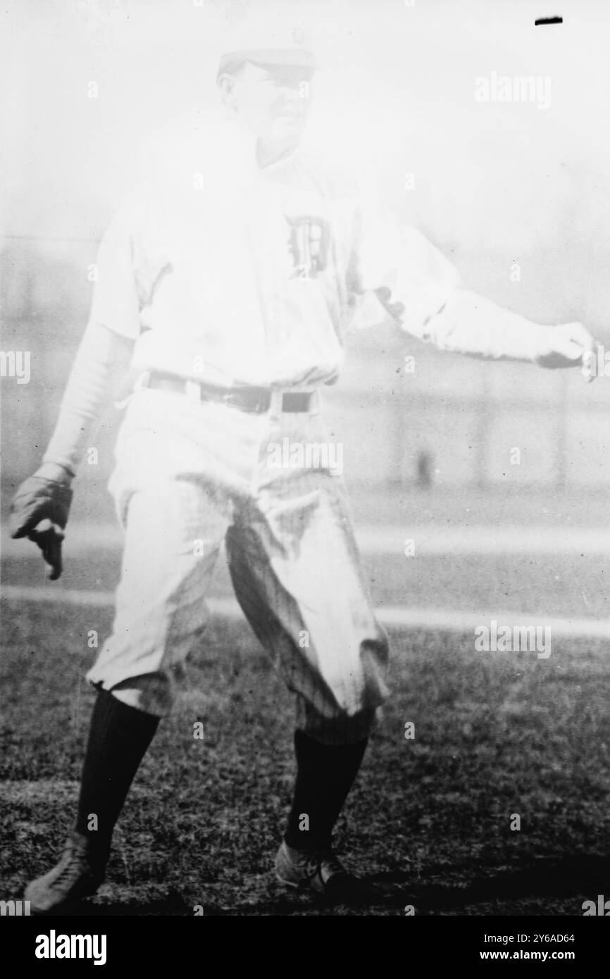 William T. 'Bill' Burns, Detroit, AL (baseball), 1912., Detroit, baseball, negativi di vetro, 1 negativo: vetro; 5 x 7 pollici o più piccolo. Foto Stock