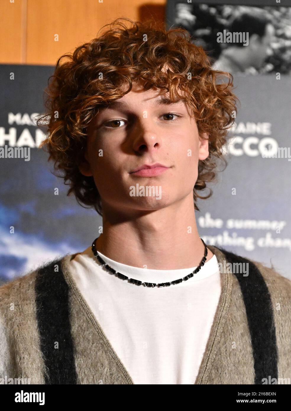 Hollywood, Stati Uniti. 24 settembre 2024. Mason Thames arriva alla proiezione speciale "Monster Summer" al Directors Guild of America Theatre il 24 settembre 2024 a Hollywood, CA. © Lisa OConnor/AFF-USA.com credito: AFF/Alamy Live News Foto Stock