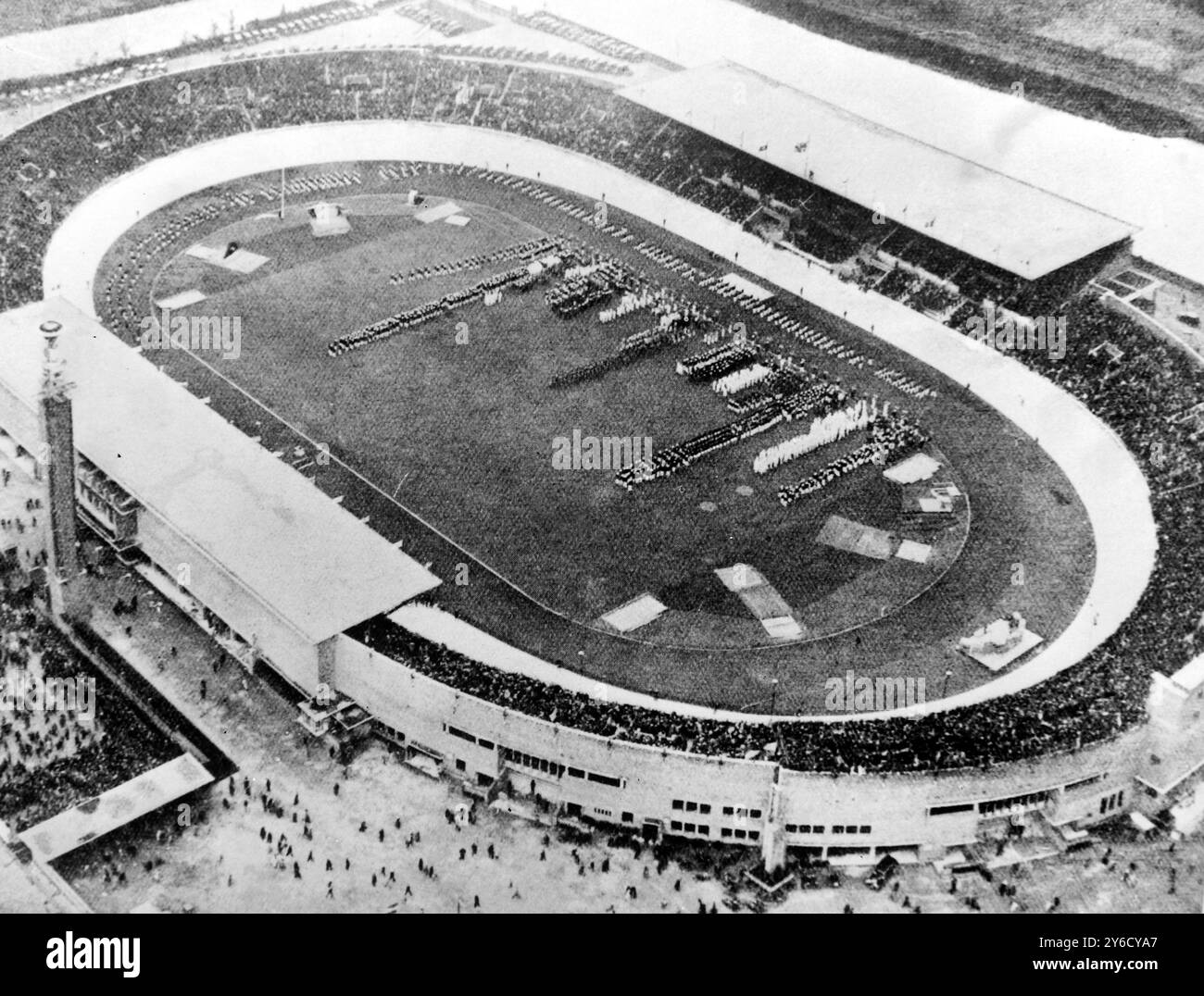 STADIO DI AMSTERDAM CROWDS PACK 1928 OLIMPIADI ; 4 OTTOBRE 1963 Foto Stock