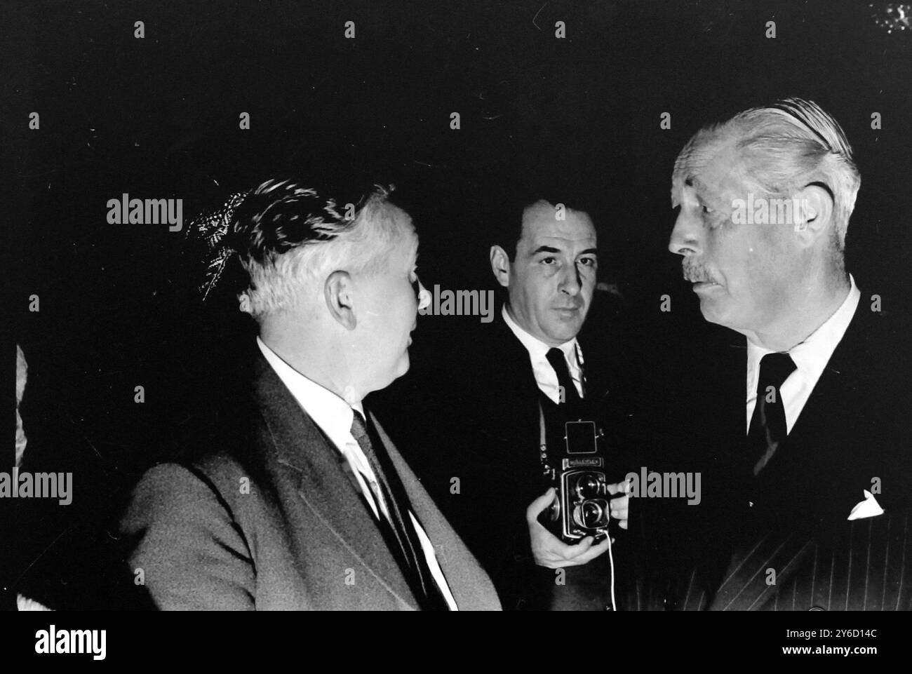 CELEBRAZIONE HAROLD WILSON E PREMIER HAROLD MACMILLAN A LONDRA; 17 SETTEMBRE 1963 Foto Stock