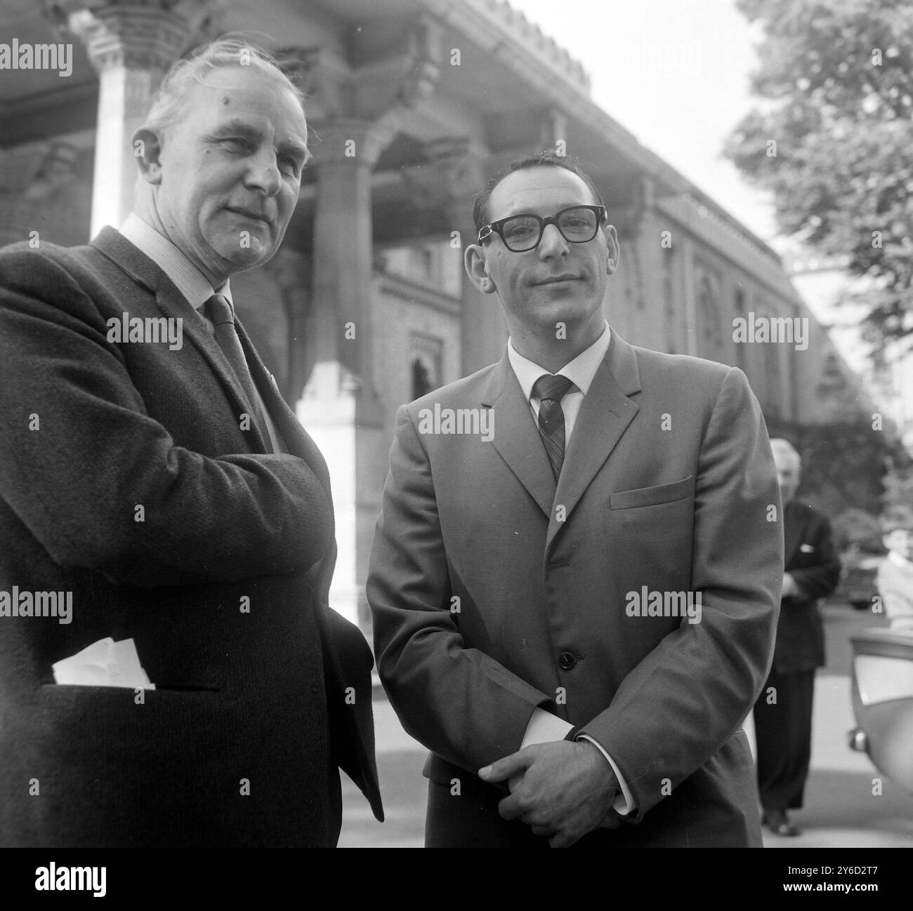 CONFERENZE 95A RIUNIONE ANNUALE CONFERENZA DEL CONGRESSO SINDACALE TUC A BRIGHTON CON JOHN HORNER E LEON LEVY / ; 3 SETTEMBRE 1963 Foto Stock