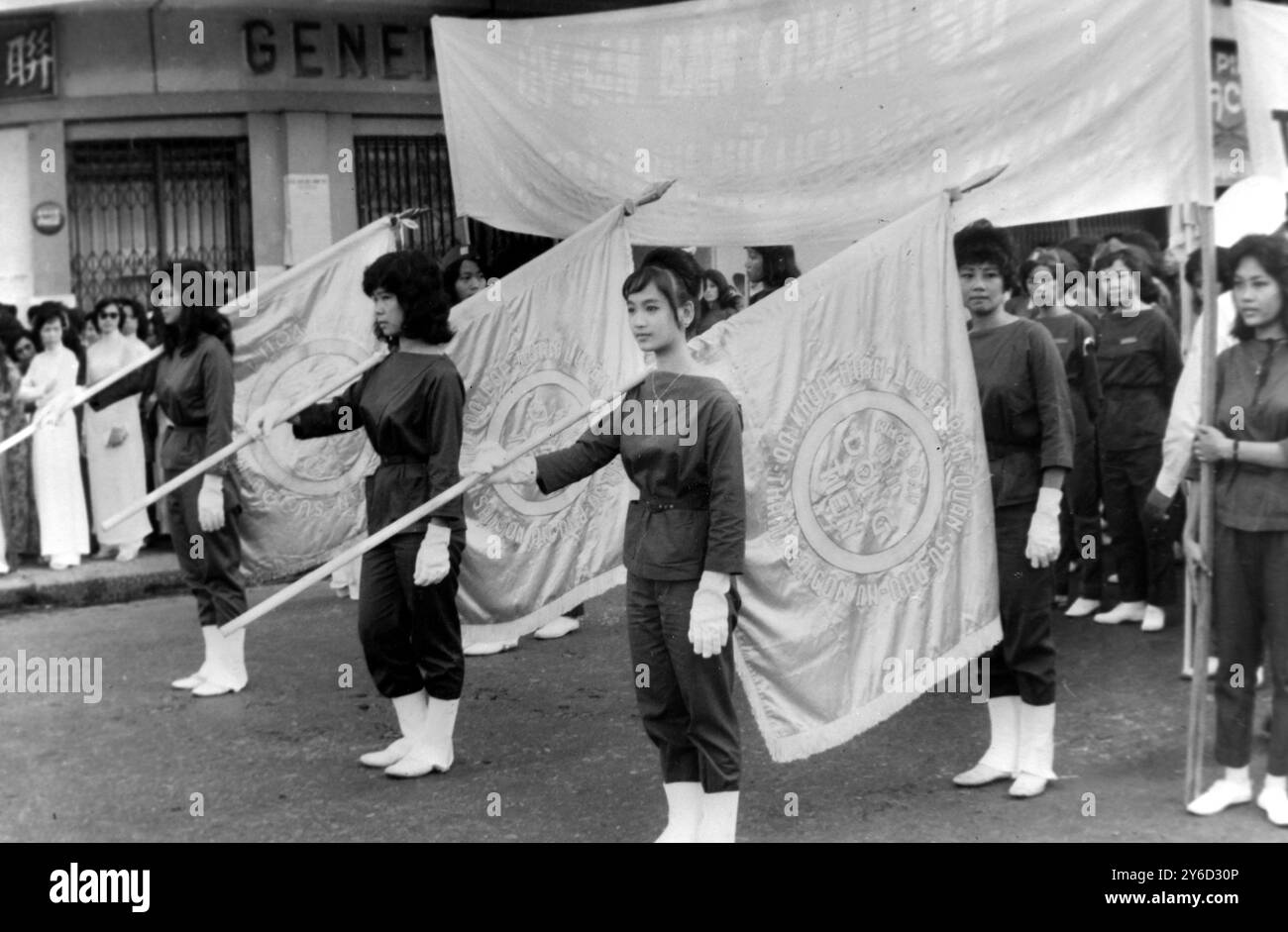 VIETNAM WAR PRO MANIFESTAZIONI GOVERNATIVE A SAIGON; 2 SETTEMBRE 1963 Foto Stock