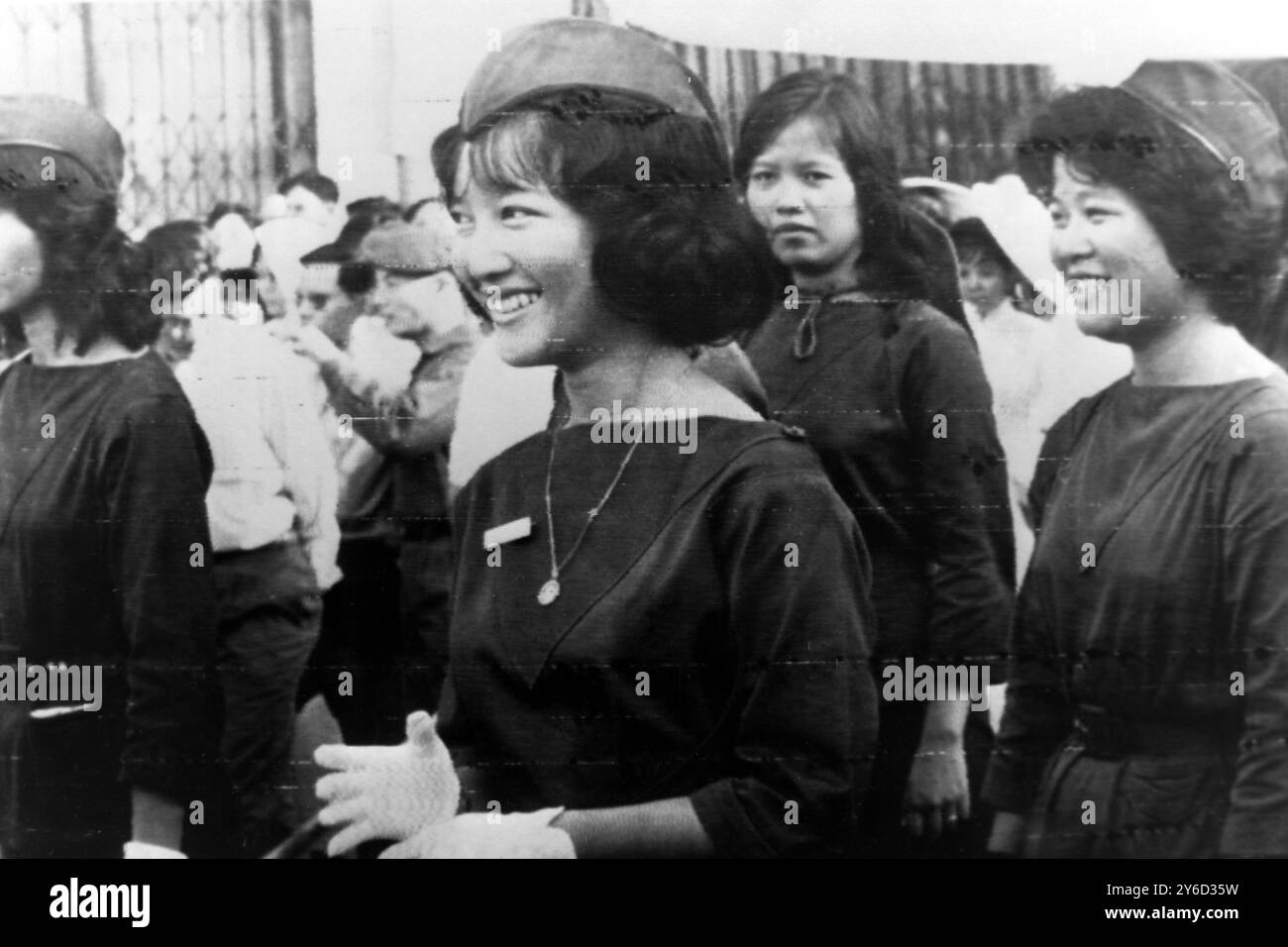 VIETNAM WAR PRO MANIFESTAZIONI GOVERNATIVE A SAIGON ; 31 AGOSTO 1963 Foto Stock