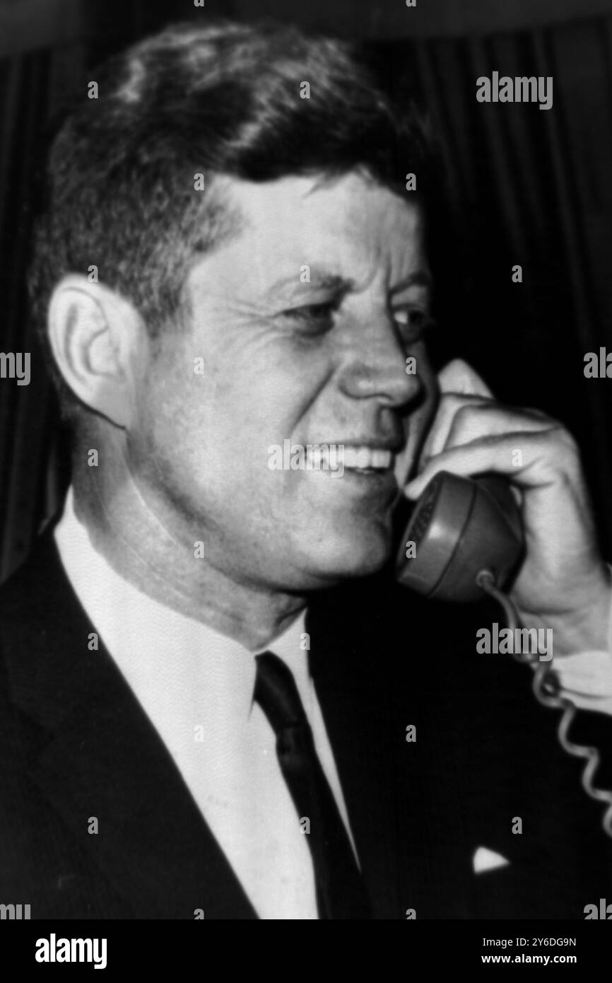 PRESIDENTE AMERICANO JOHN F KENNEDY / ; 17 MAGGIO 1963 Foto Stock