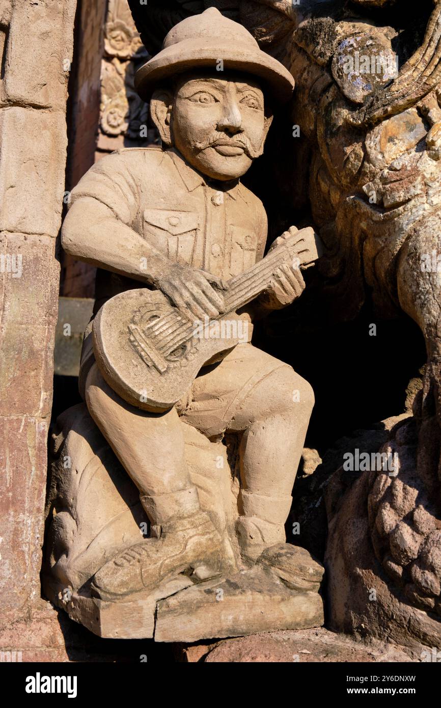 Indonesia, Bali, tempio pura Beji dedicato alle divinità della terra e alle colture sulla costa settentrionale Foto Stock