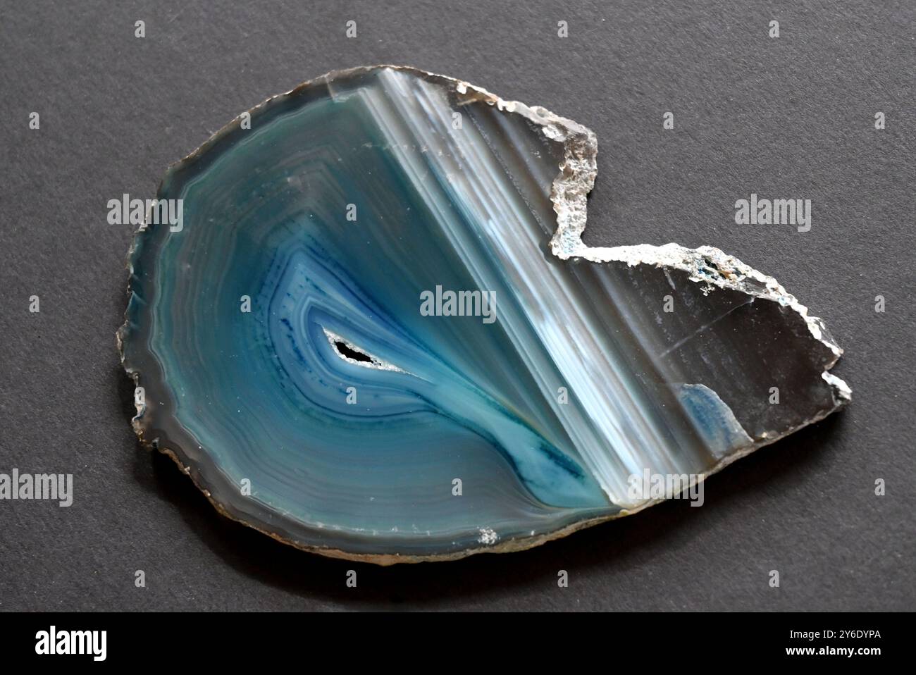 agata blu Foto Stock