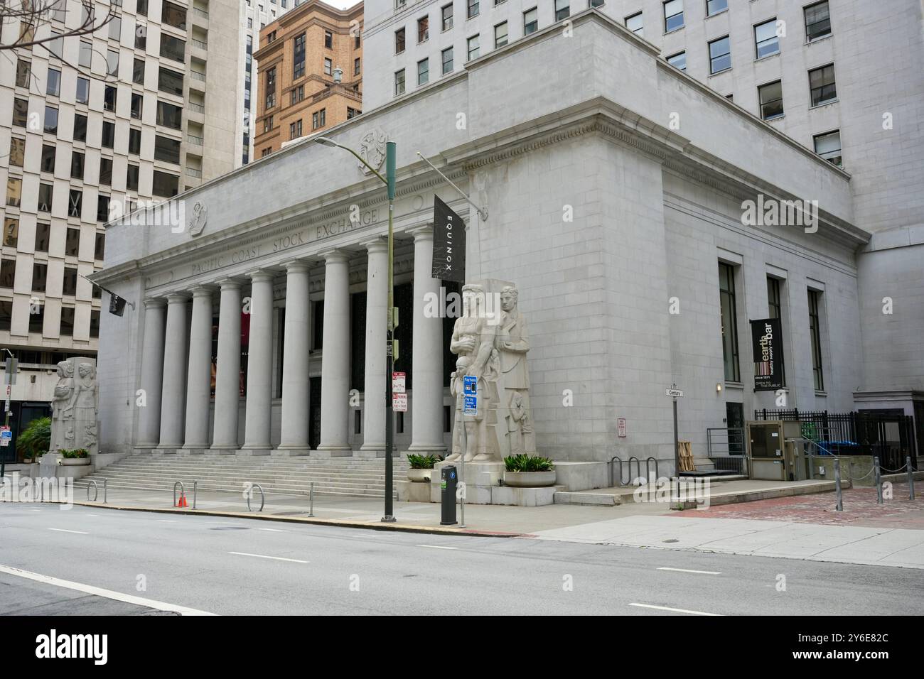 L'edificio della San Francisco Pacific Exchange, progettato nel 1915 e ristrutturato nel 1930. Foto Stock