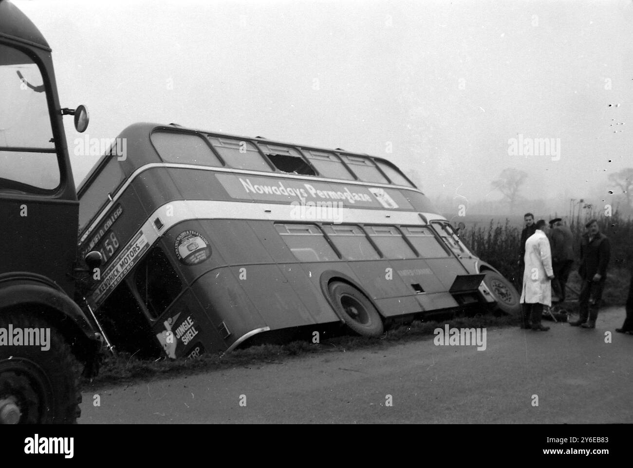 INCIDENTE DEL BUS BEDFORD CRANFIELD; 26 NOVEMBRE 1962 Foto Stock