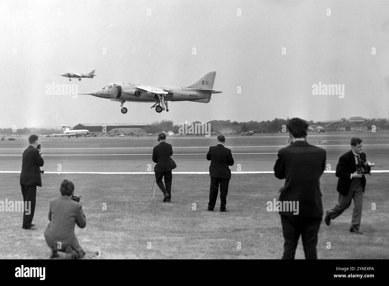 AVIATION HAWKER P 1127 DECOLLO VERTICALE A FARNBOROUGH; 3 SETTEMBRE 1962 Foto Stock