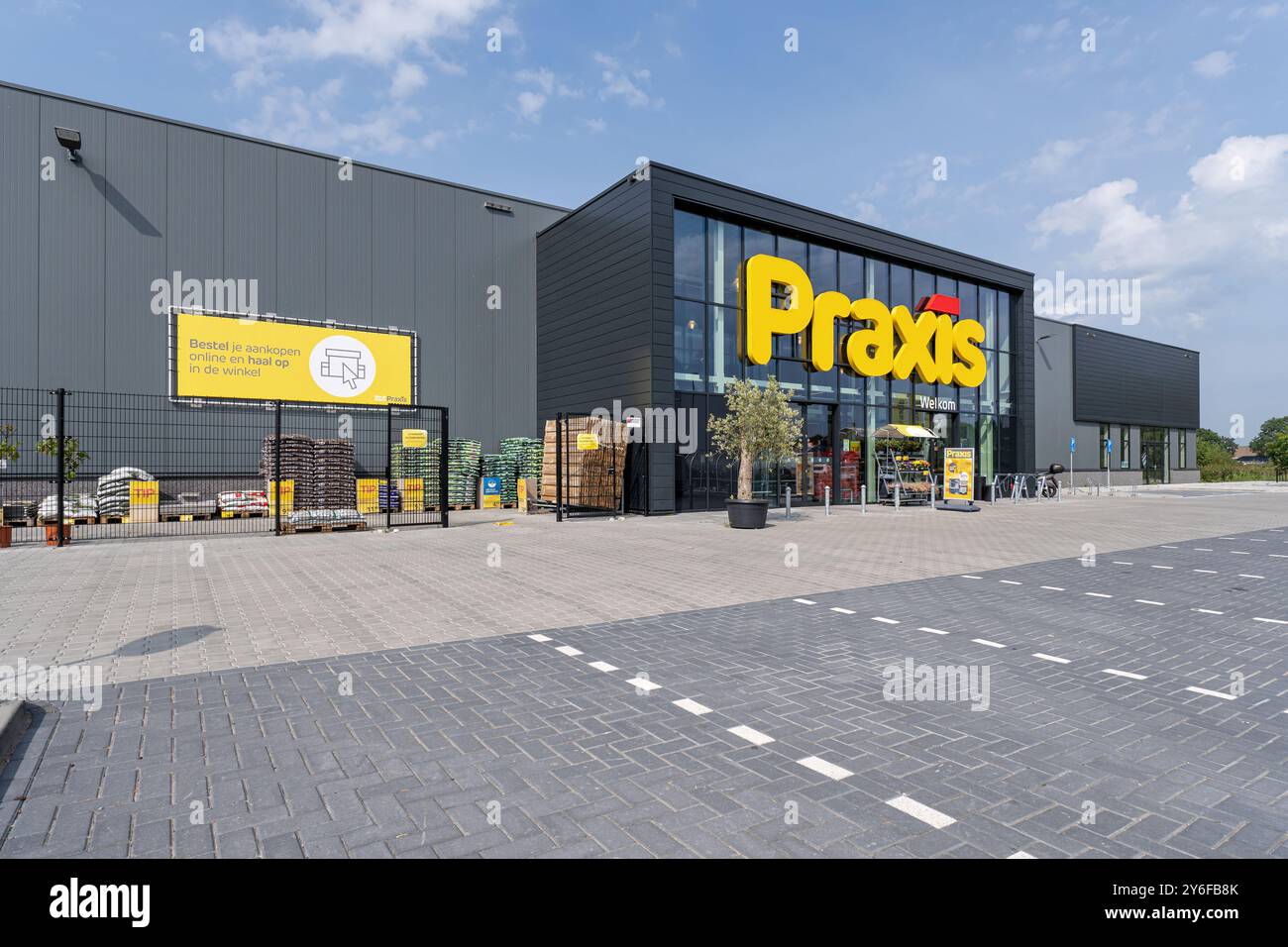Negozio di ferramenta Praxis a Kampen, Paesi Bassi Foto Stock