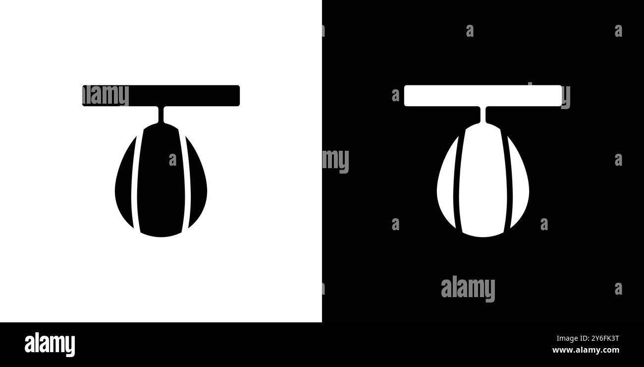 Set di icone per pugni da pugilato con linee sottili e segni vettoriali lineari Illustrazione Vettoriale