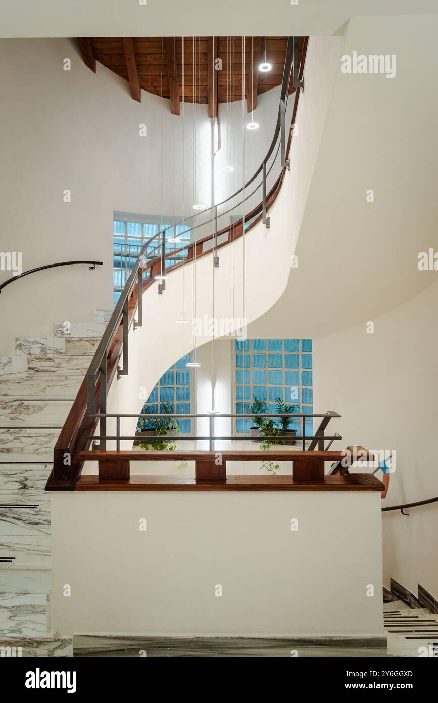 Architettura razionalista della metà del XX secolo. Foto Stock
