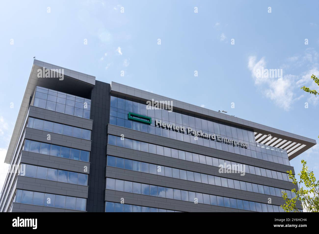 Ufficio Hewlett Packard Enterprise (HPE) presso la torre ovest MOA di Minneapolis, Minnesota, Stati Uniti Foto Stock