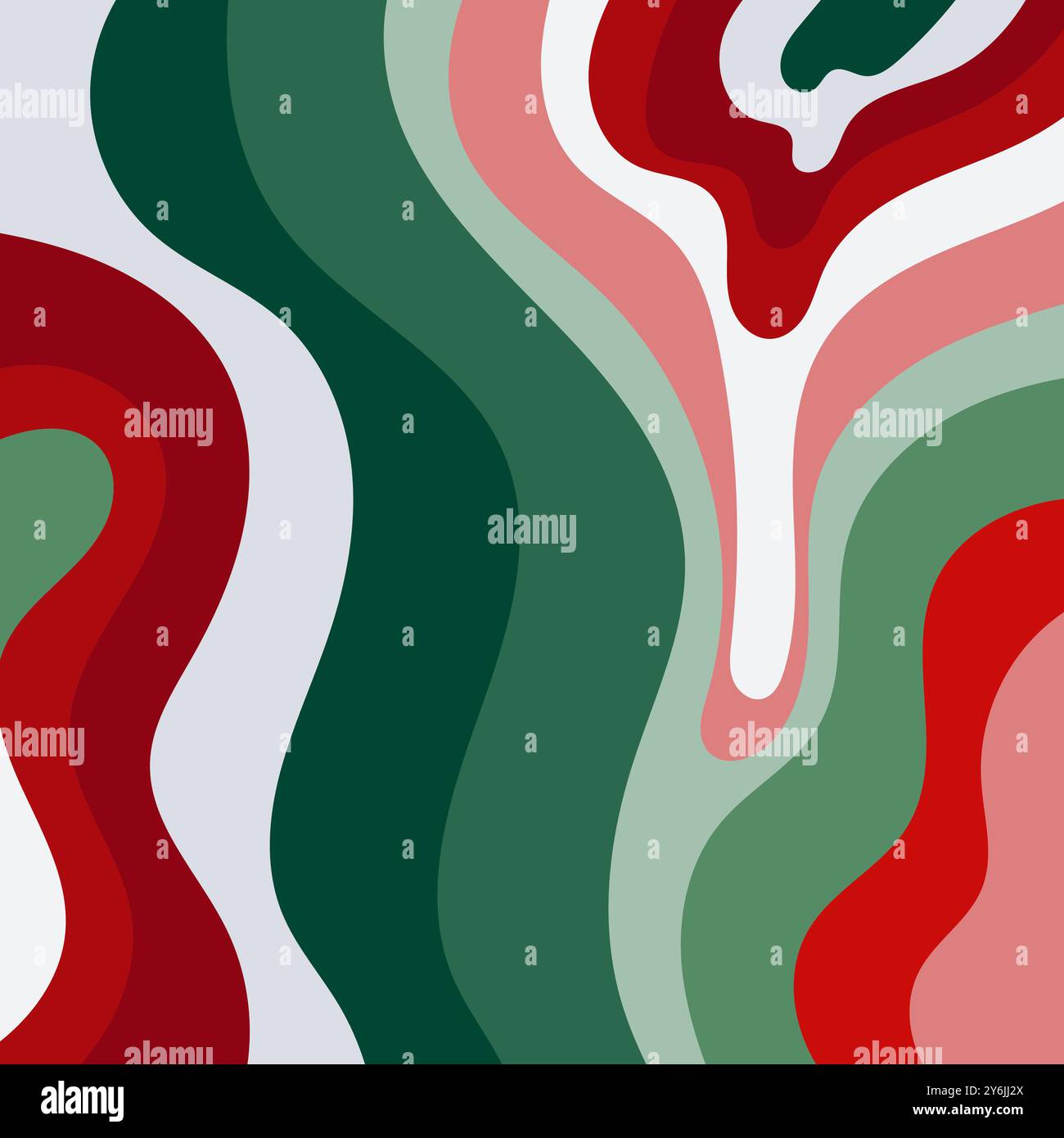 Forme astratte curvate nei colori rosso, verde, bianco e rosa chiaro. Adatto per design moderni, sfondi o decorazioni vivaci. Illustrazione Vettoriale Forme astratte curvate nei colori rosso, verde, bianco e rosa chiaro. Adatto per design moderni, sfondi o decorazioni vivaci. Illustrazione Vettoriale