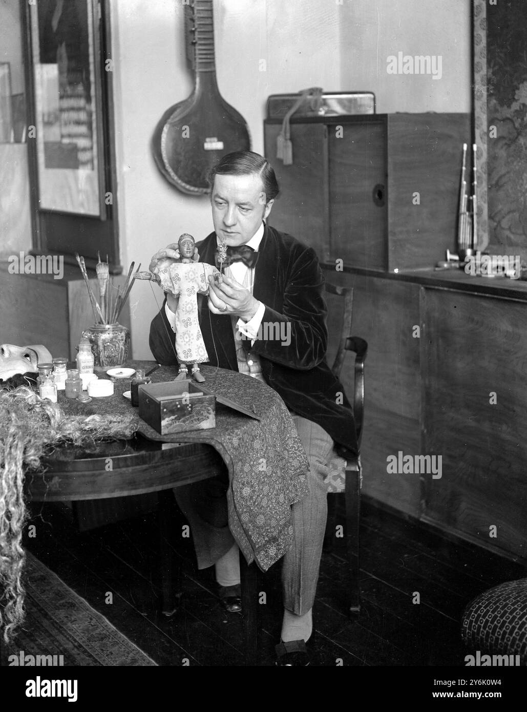 Edmund Dulac, il celebre artista. 25 gennaio 1921 Foto Stock