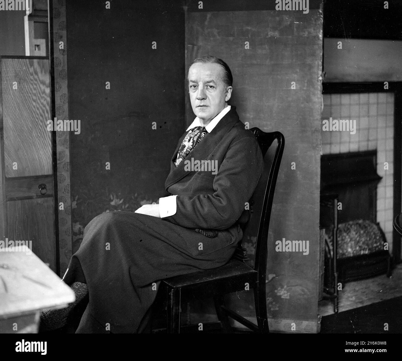 Edmund Dulac, il celebre artista. 25 gennaio 1921 Foto Stock