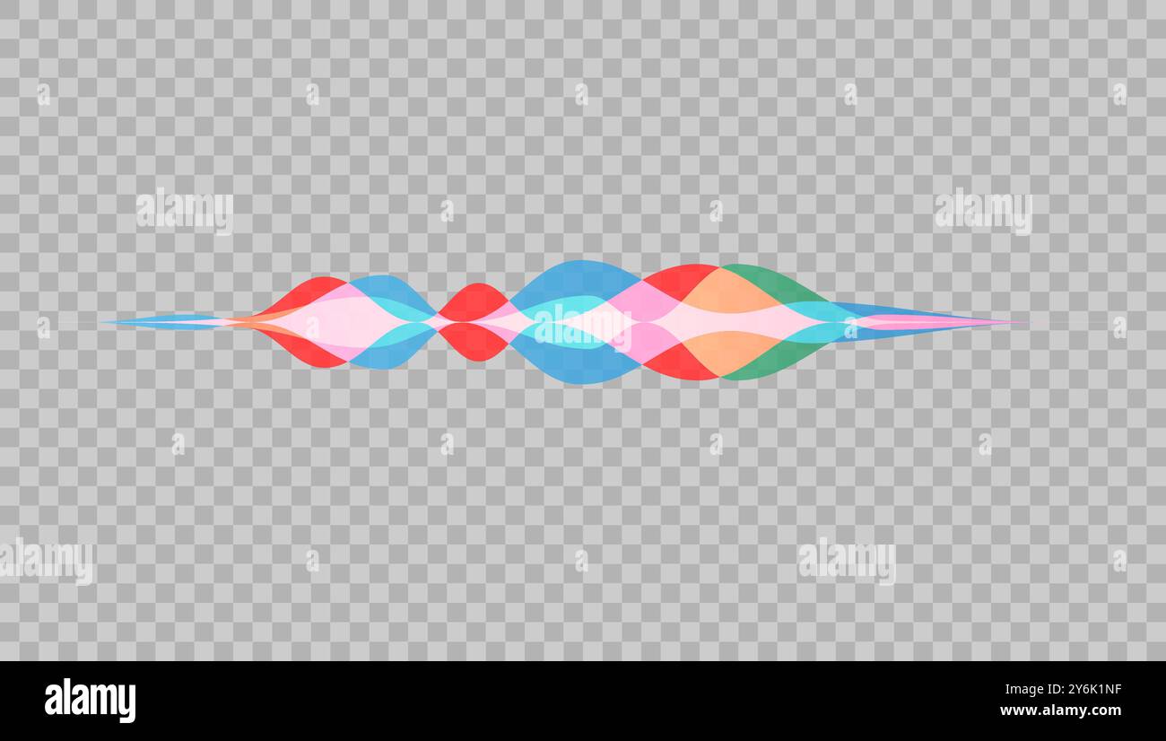 Assistente personale e il riconoscimento vocale concept Illustrazione Vettoriale