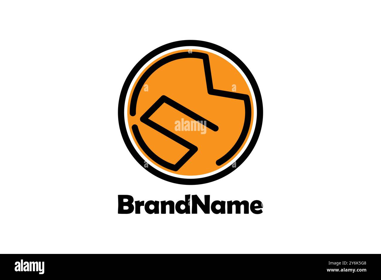 Logo MS Letter con forma circolare e stile grafico. Design semplice e creativo. In altre versioni, può essere utilizzato anche per il logo M5. Illustrazione Vettoriale