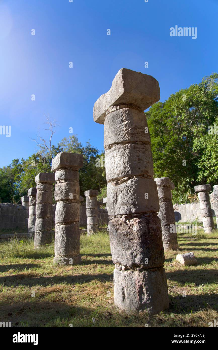 Messico, Stato dello Yucatan. Sito archeologico delle rovine Maya di Chichen Itza Foto Stock