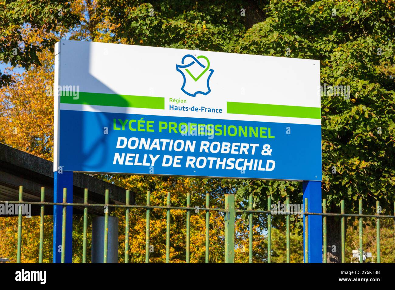 Hauts de France, Professional High School, donazione Nelly de Rothschild Foto Stock
