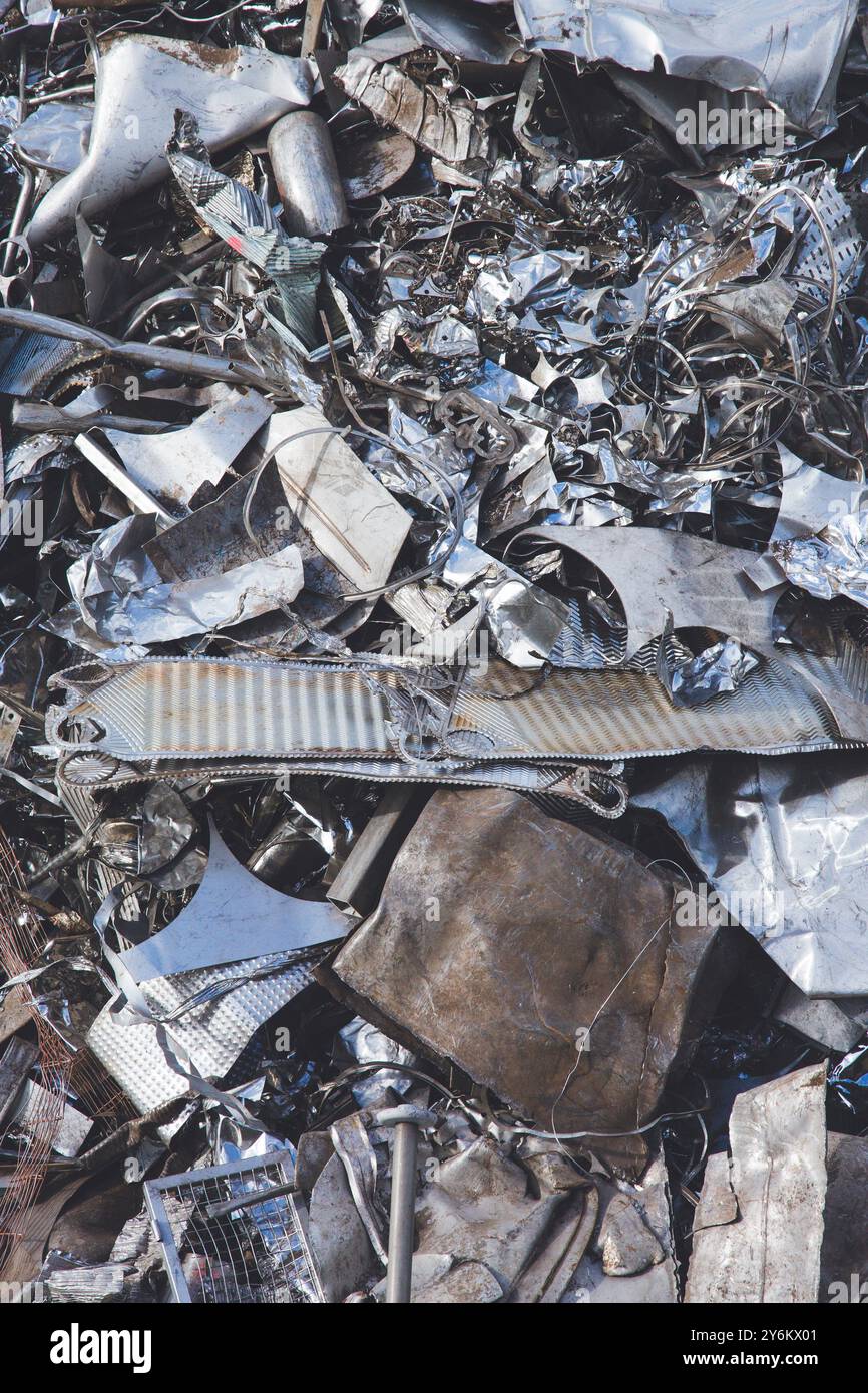 Alluminio in una casa galleggiante Foto Stock