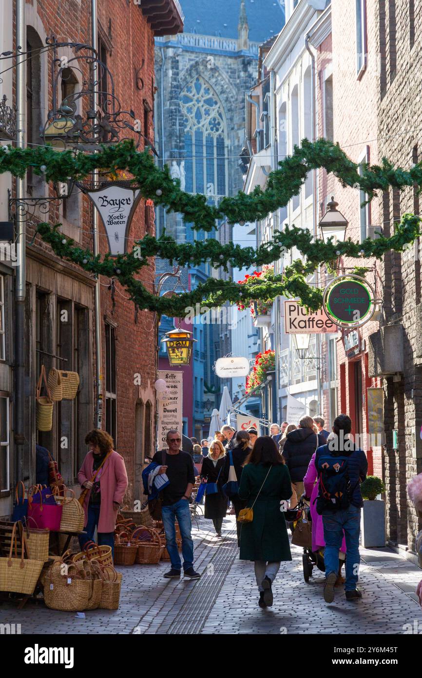 Germania, Renania settentrionale-Vestfalia, Aix-la-Chapelle (Aquisgrana) Foto Stock