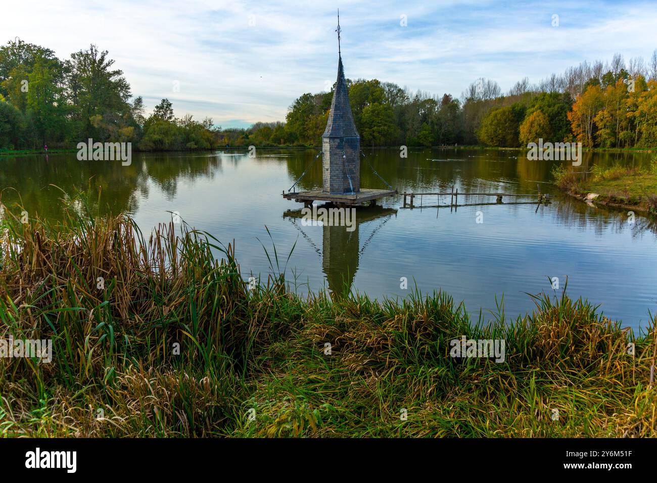 Holsbeek, Belgio, Castello di Van Horst Foto Stock
